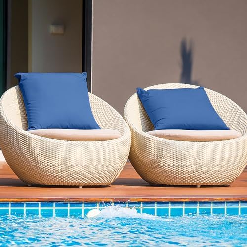 Pack of 4 Waterproof Throw Pillow Covers 18x18 Red