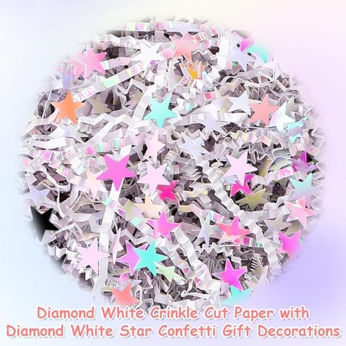 Jansun Diamond White Crinkle Paper Filler Set