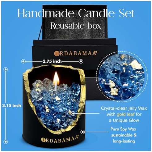 Vanilla Lavender Cedar Scented Candle Gift Set