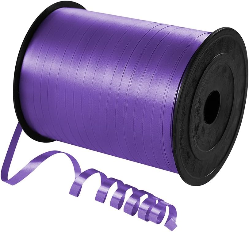 500 Yards Purple Curling Ribbon for Gifts Balloons Wreaths