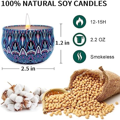 Hilayun 9 Pack Scented Candles Gift Set