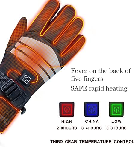 Pilipane Heated Touchscreen Gloves with Battery