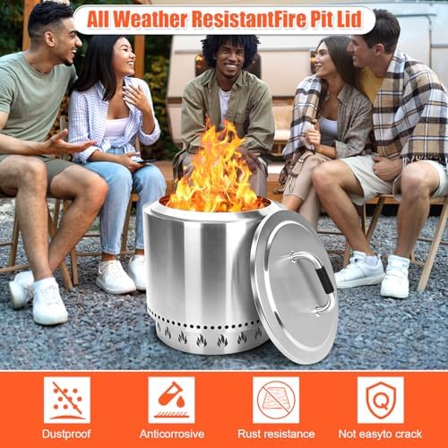 Fire Pit Lid and Stand for Solo Stove Bonfire 20