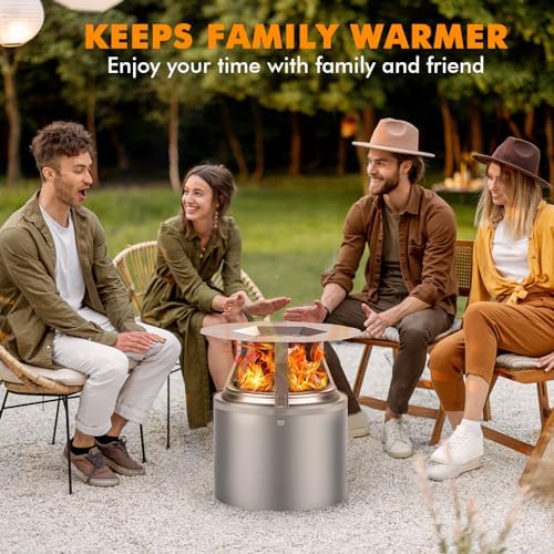Dirza Heat Deflector for Solo Stove Yukon 27 Fire Pit