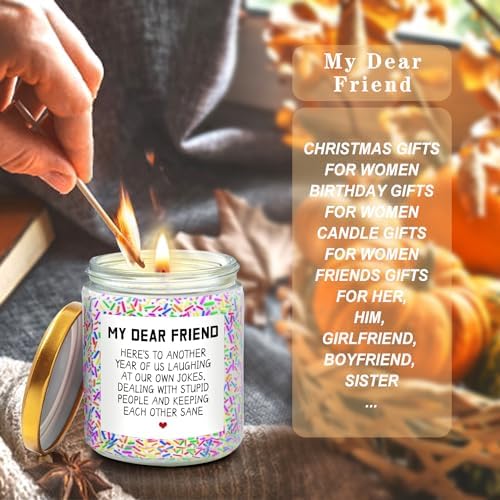 Birthday Candles for Women with Sprinkles