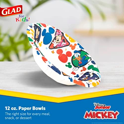 Glad for Kids Disney Mickey Friends Bowls - 12 Ounce 40 Count