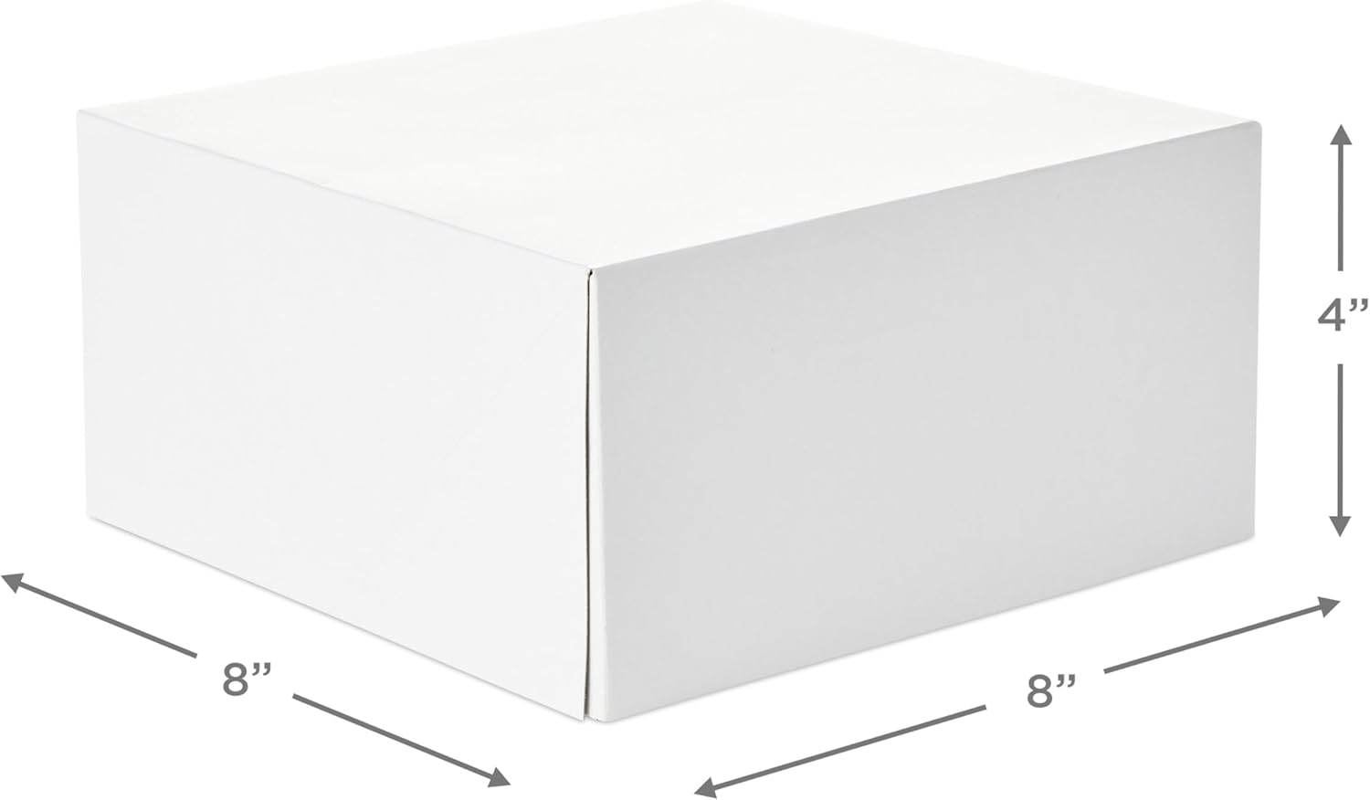 Hallmark 8 Inch Square Gift Boxes with Lids 5-Pack