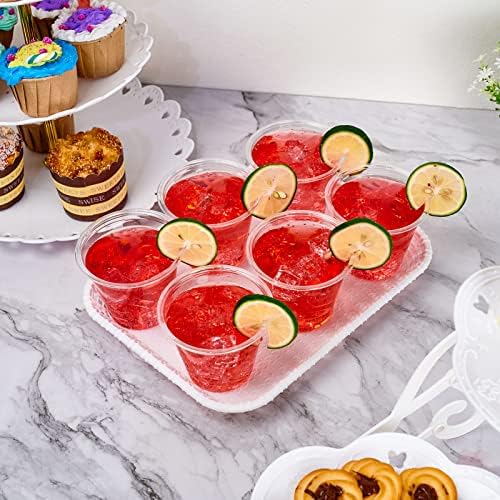 Lilymicky 200 Pack 9 Oz Clear Plastic Cups for Parties and Events