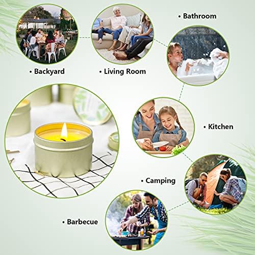 STRN Citronella Scented Candles Outdoor 12 Pack