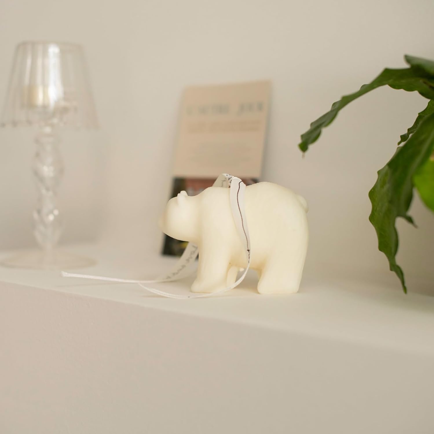 Polar Bear Scented Candle with Floral Aroma