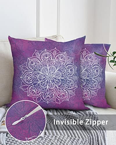 Chees D Zone Waterproof Throw Pillow Pack of 1 with Mandala Design