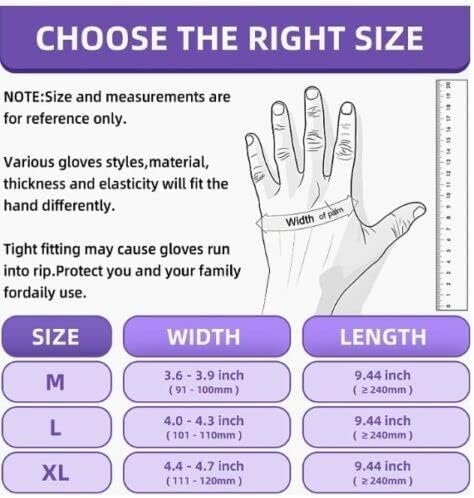 SG Orange Nitrile Gloves 100 Pcs Heavy Duty Powder-Free