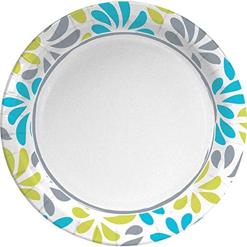 Genuine Joe Printed Paper Plates 7 Inches Pack of 125