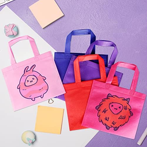 30 Pack Non Woven Party Bags with Handles for Kids