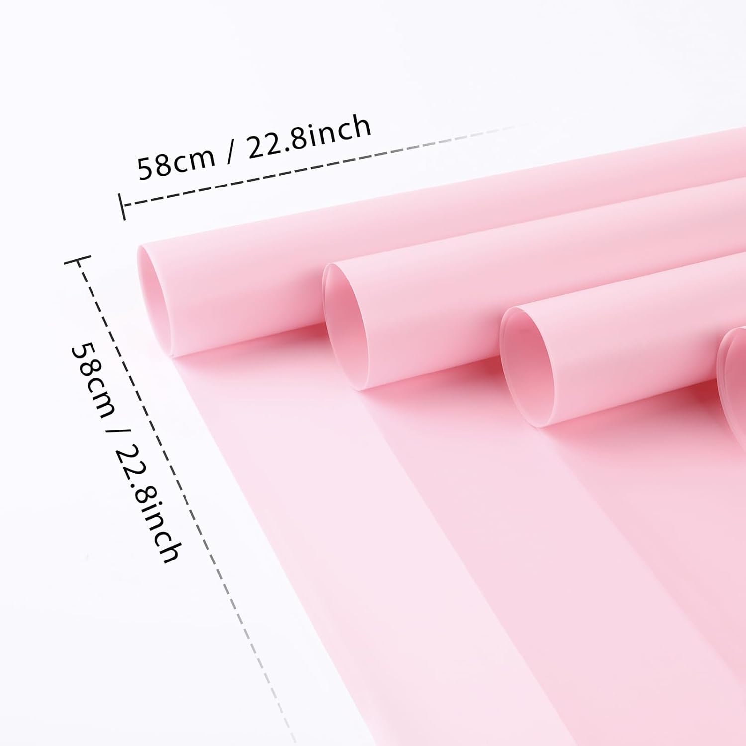 FUHITIM 20 Sheets Waterproof Flower Wrap Paper - Pink