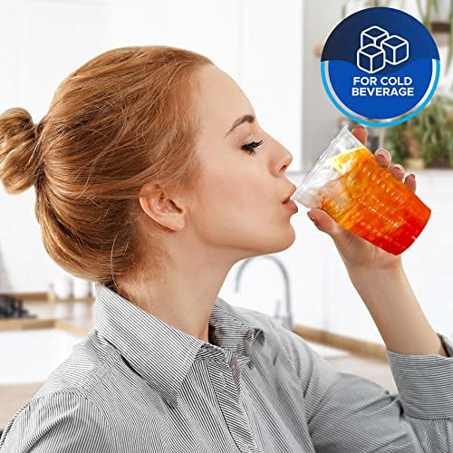 PAMI 7oz Clear Plastic Drinking Cups Pack of 100