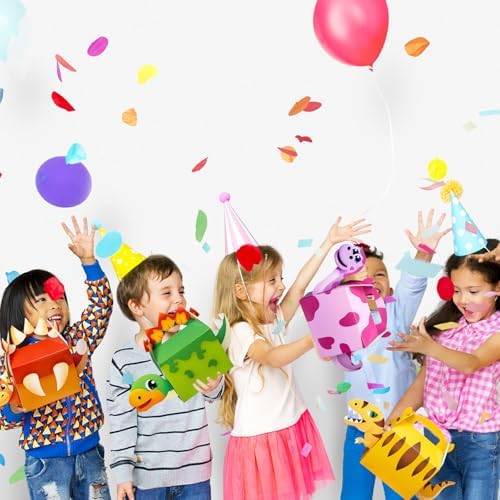DMIGHT Dinosaur Party Favor Boxes for Kids