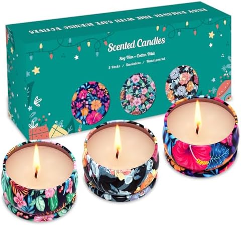 Scented Candles Gift Set 3 Pack Aromatherapy Candles