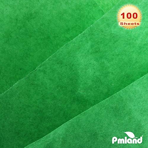 PMLAND Premium Green Tissue Paper 100 Sheets
