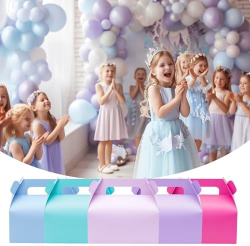 UnicoPak 30 Pack Pastel Gable Treat Boxes