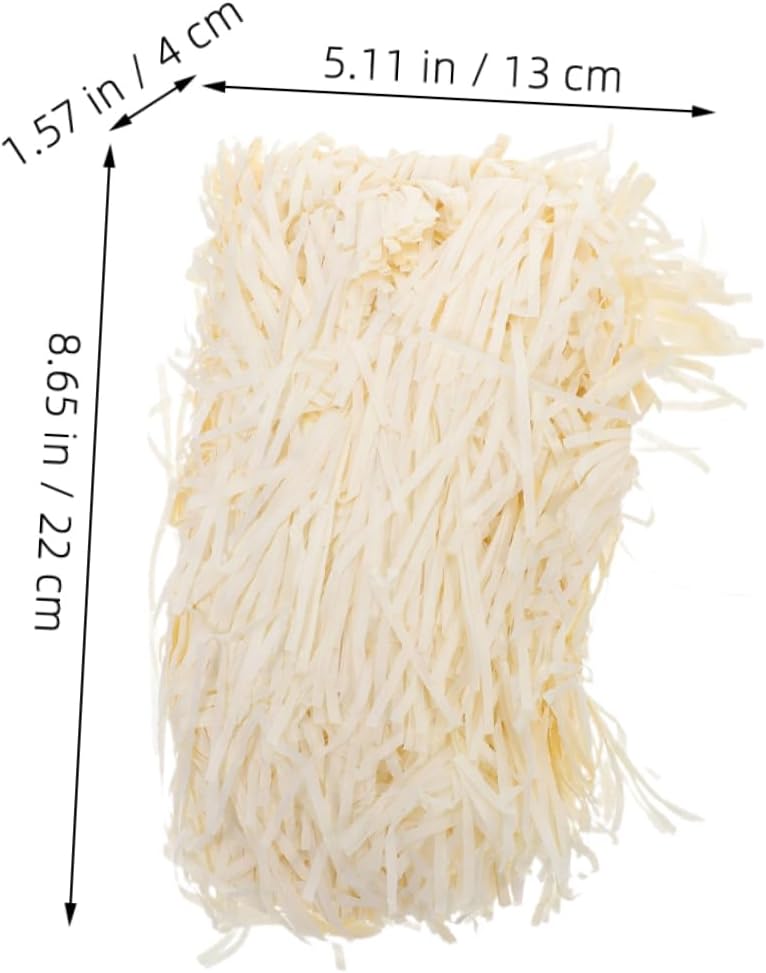 EXHUMKY 2 Pack Shredded Paper Filler for Boxes