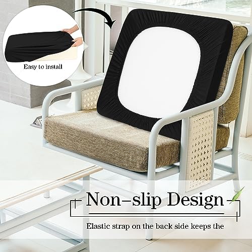 Newwiee 8Pcs Stretchy Outdoor Cushion Covers for Patio Furniture