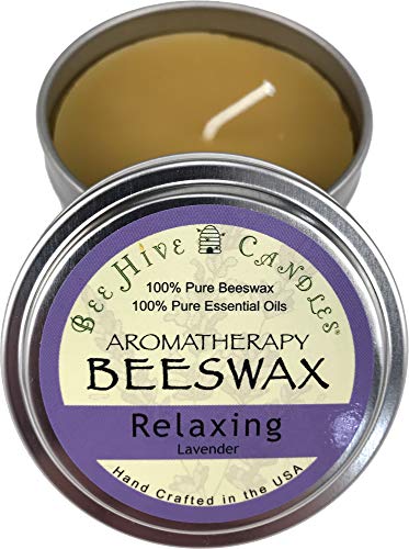 Relaxing Aromatherapy Beeswax Travel Tin 6oz