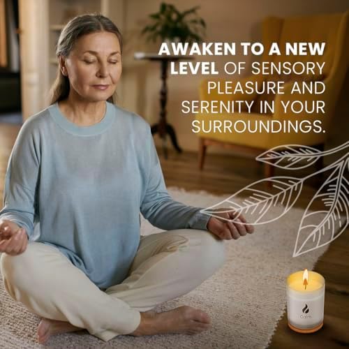 Natur IX Calming Soy Candle with Essential Oils