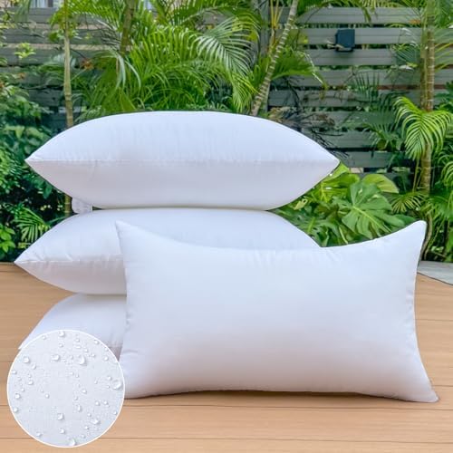 12 x 20 Outdoor Pillow Inserts Set of 4