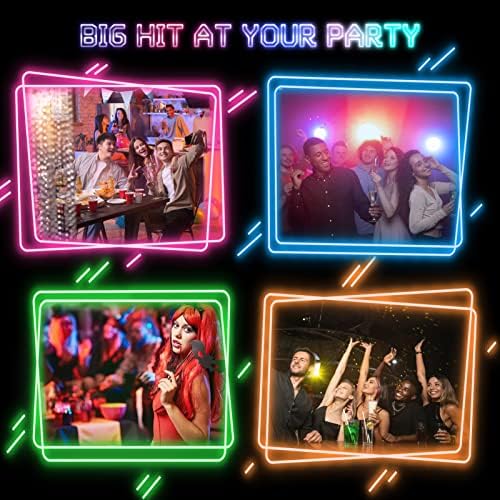 Lilymicky 100 Pack 16 oz Neon Plastic Cups for Parties
