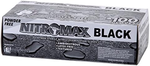 Nitromax Black Xtra Large 100 per Box Gloves