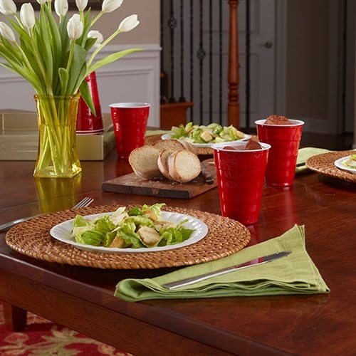 Hefty Party On Disposable Plastic Cups Red 18 Ounce 150 Total