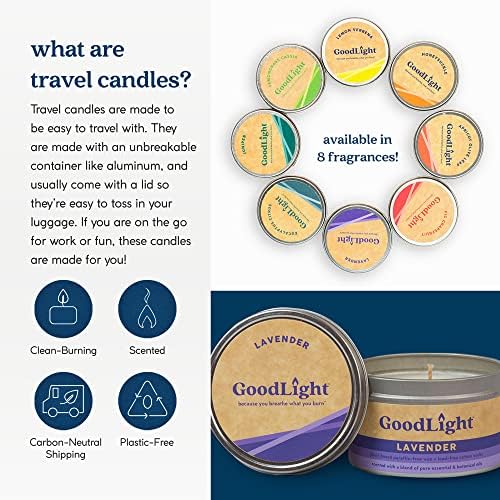 GoodLight Lavender Scented Candle 6oz Travel Tin