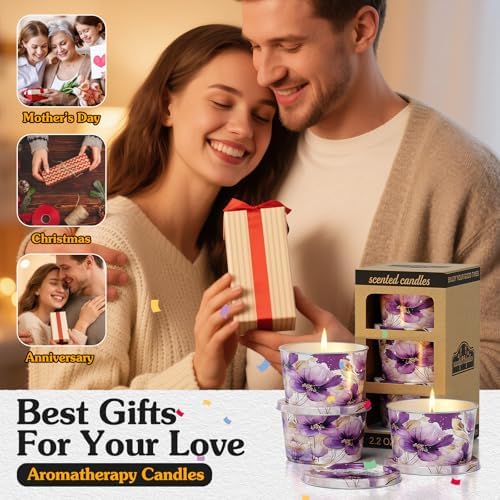 3-Pack Aromatherapy Candles - Lavender Thyme Travel Size