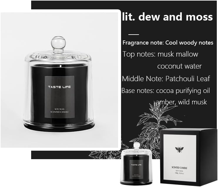Miracle TQ Aromatherapy Candle with English Pear and Freesia Scent 150g