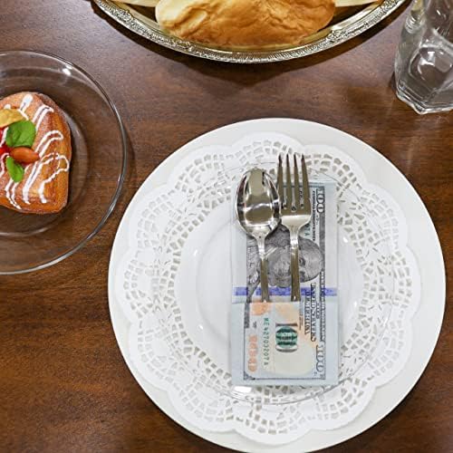 Iconikal 48 Count Disposable Napkins With 100 Bill Design