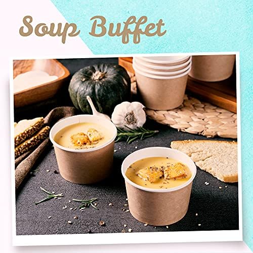 MATICAN 100-Count 9-Ounce Disposable Ice Cream Cups