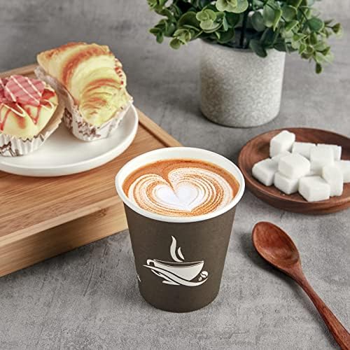 LITOPAK 270 Pack 10 oz Brown Paper Cups for Coffee