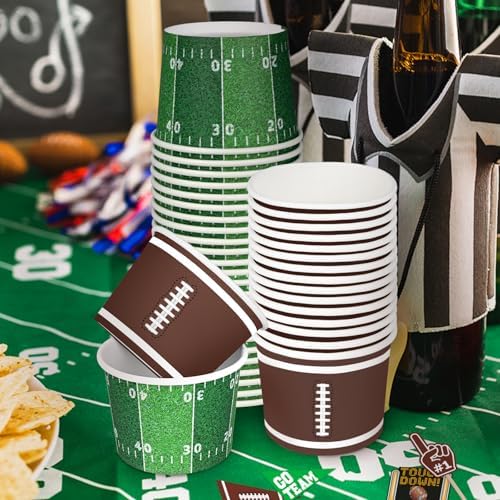 Gatherfun Football Snack Cup Kit for 50 Guests