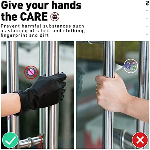 ThxToms Chemical Resistant Latex Gloves 5 Pairs