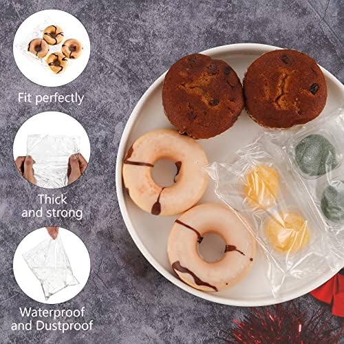MoloTAR 200 Pcs 5x7 Clear Resealable Cello Bags