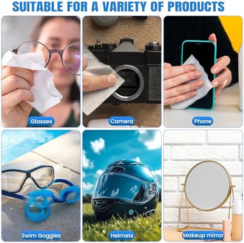 VOISEN Lens Wipes 450 Pack Eye Glasses Cleaner