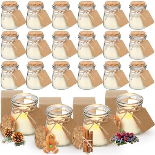 MTLEE 24 Pcs Scented Candle Gift Set