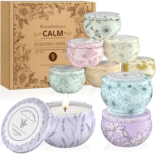 WarmEmbrace Scented Candle Set of 9