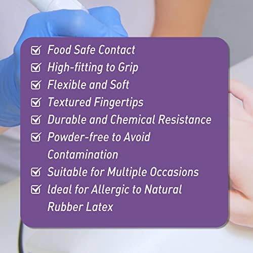 Omelaw Nitrile Gloves SMLXL 1000pcs Latex Free
