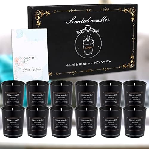 12 Pack Scented Candles Gift Set for Women