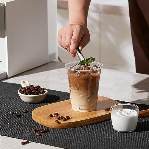 100 Pack 12 OZ Clear Plastic Cups for Parties