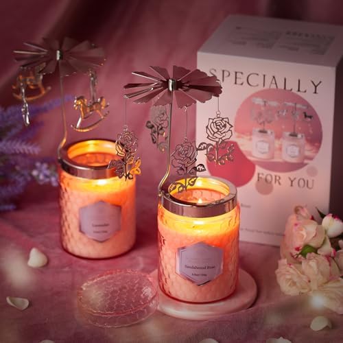 Rotatable Scented Candles for Women 55 Oz Set
