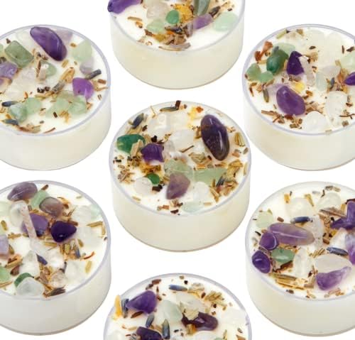 New Moon Beginnings Healing Energy Candle Set of 6 Tealights