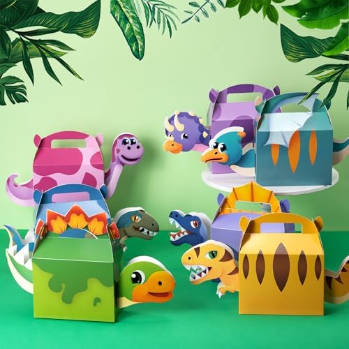 DMIGHT Dinosaur Party Favor Boxes for Kids